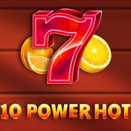 10 Power Hot online game logo by Amusnet Interactive on oranje-palacecasino.com