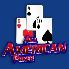 All American Poker slot visual from RTG (Reel Time Gaming) available on oranje-palacecasino.com