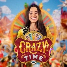 Logo of Crazy Time from Evolution at Oranje Palace Casino