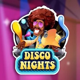 Disco Nights logo by Red Rake Gaming at Oranje Palace Casino