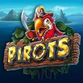 Pirots slot logo by ELK Studios at Oranje Palace CasinoPirots