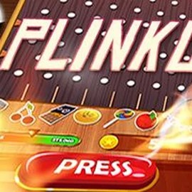 Plinko slot logo by BGAMING at Oranje Palace CasinoPlinko