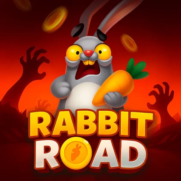 Rabbit Road Game slot logo by InOut at Oranje Palace CasinoRabbit Road Game
