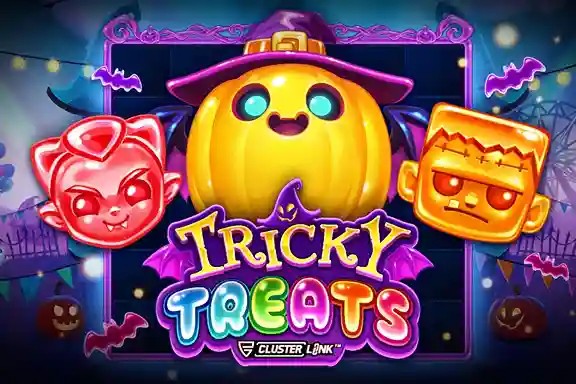 Tricky Treats logo – Slots by Push Gaming at Oranje Palace Casino